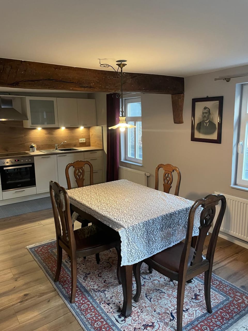 Property building, Kitchen or kitchenette, Living room