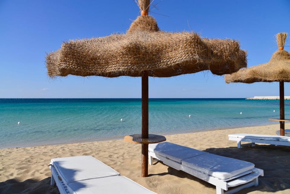 Day, Natural landscape, Beach, Sea view, sunbed