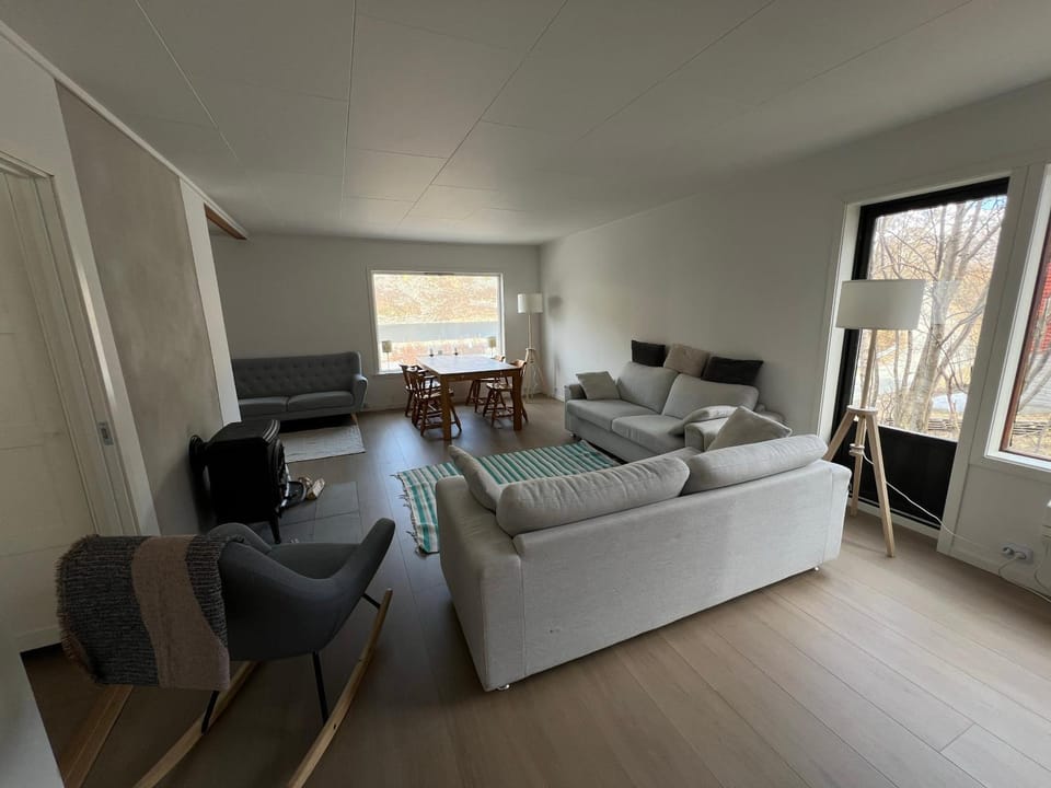 Living room, fireplace