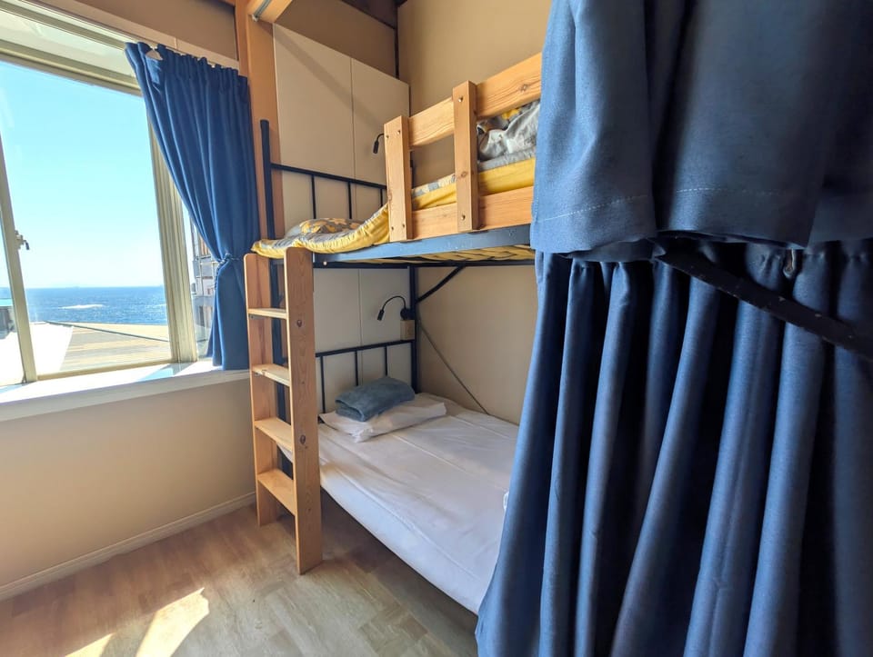 Photo of the whole room, bunk bed