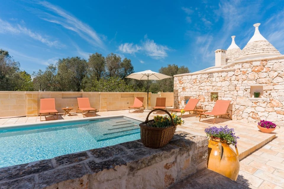 Property building, Living room, Swimming pool
