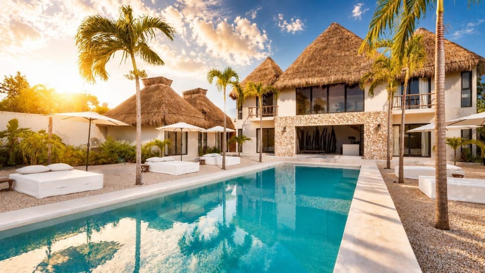 Property building, Swimming pool, sunbed, sunbed