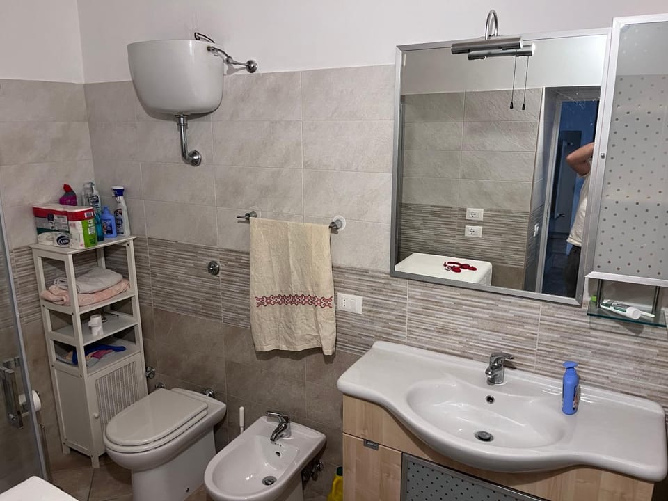 Shower, Toilet, Bathroom, bidet, towels