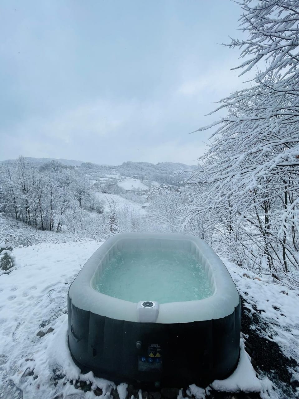 Natural landscape, Winter, Hot Tub