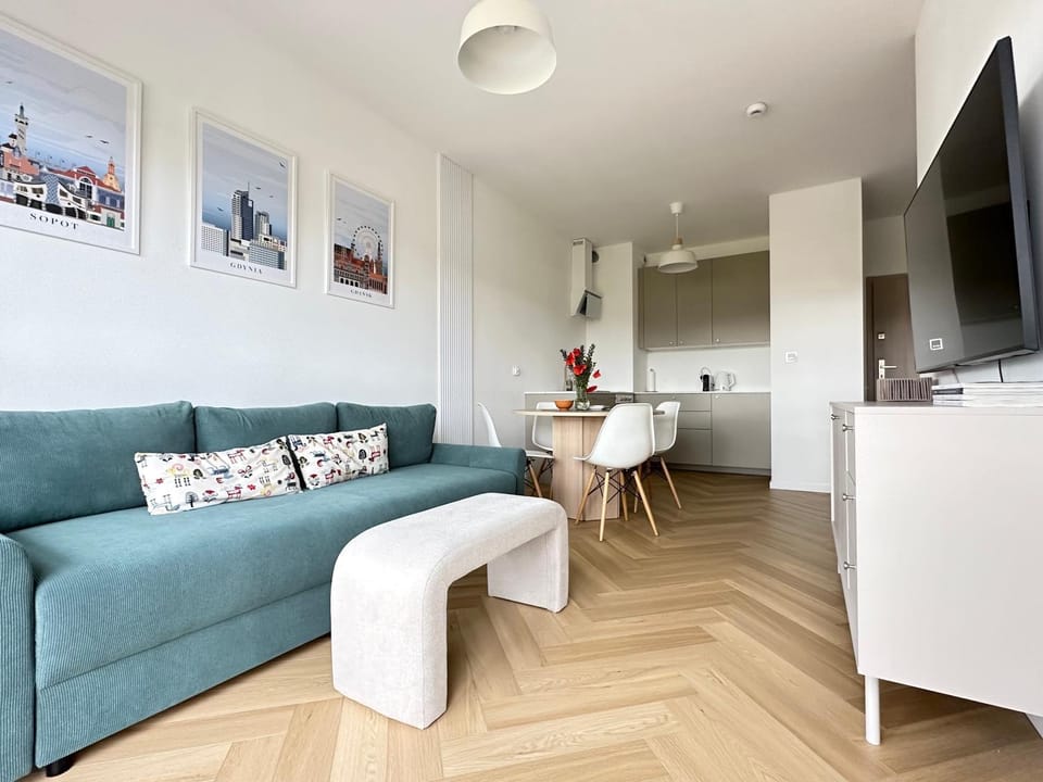 TV and multimedia, Kitchen or kitchenette, Living room, Photo of the whole room, Decorative detail, heating, internet