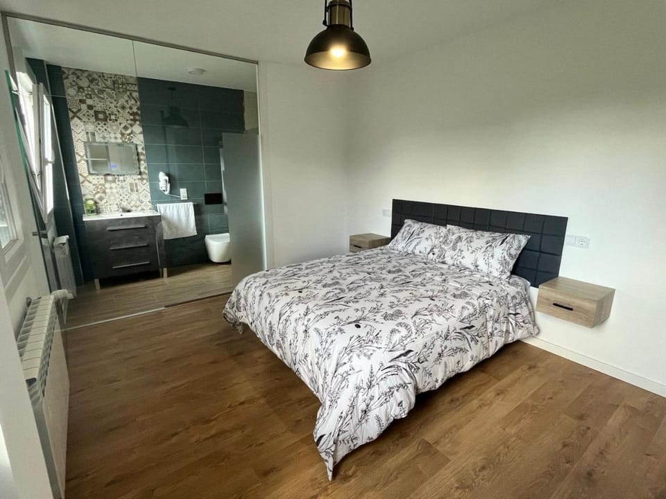 Bed, Bathroom, Bedroom