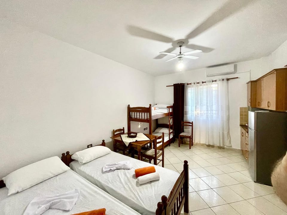 Bed, bunk bed, Family, furniture, hair dryier, heating, internet, soundproof, towels, air conditioner