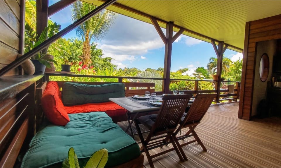 Balcony/Terrace, Dining area, Garden view