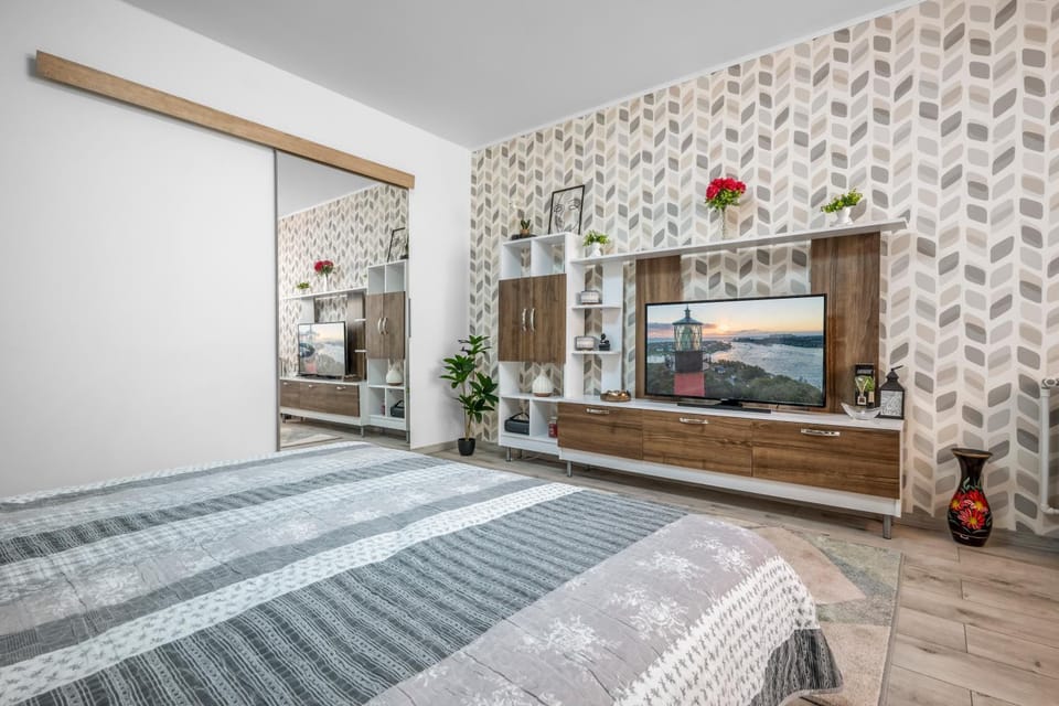 Toilet, Bed, TV and multimedia, Photo of the whole room, Bedroom, Non alcoholic drinks, internet, internet