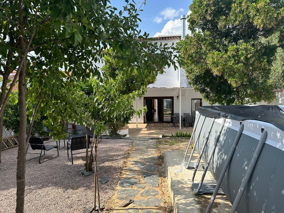 Patio, Garden view, Swimming pool