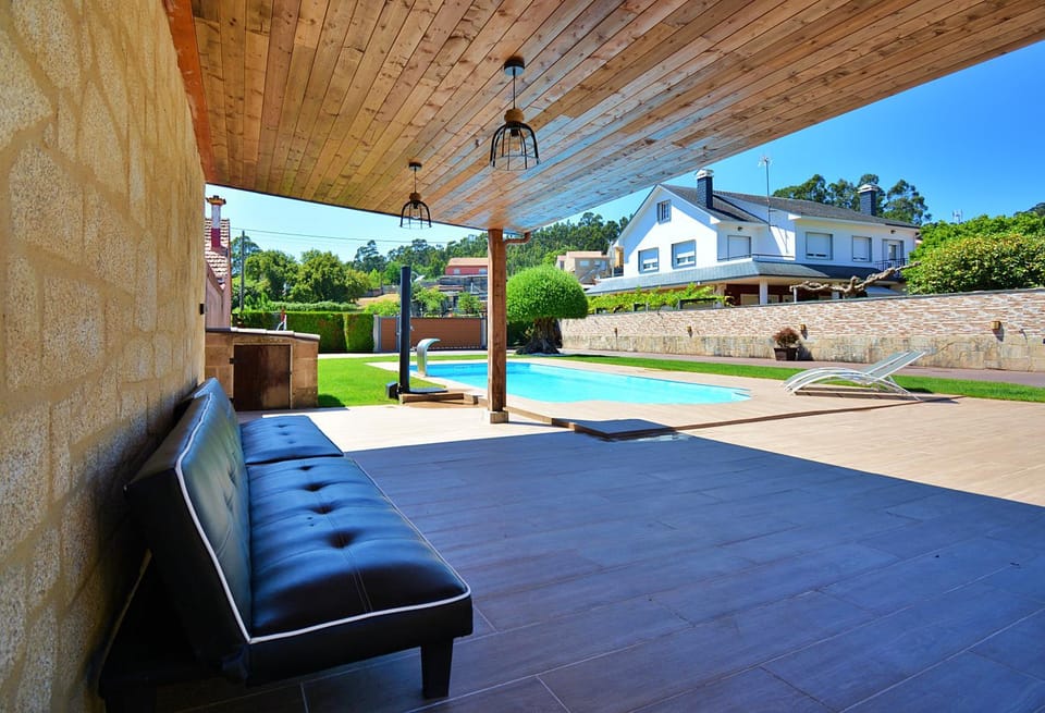Pool view, sunbed