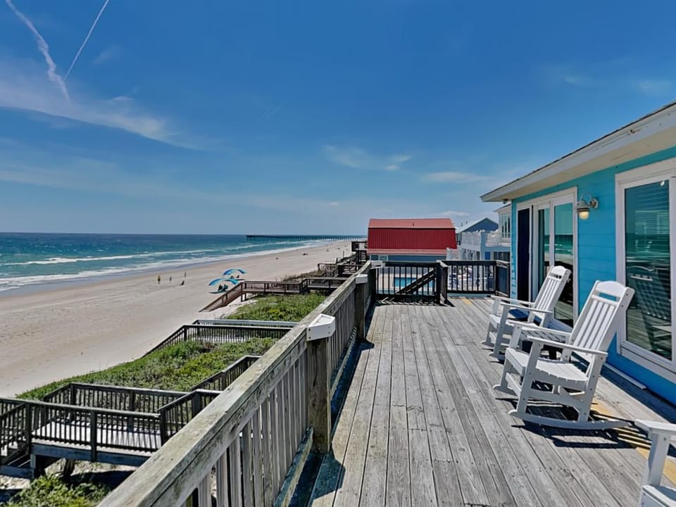 Renegade - Oceanfront and Allows Pets! House in Surf City