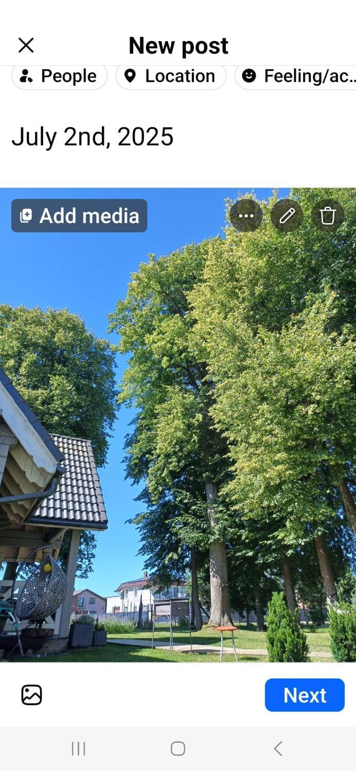 Namelis su pirtimi House in Lithuania