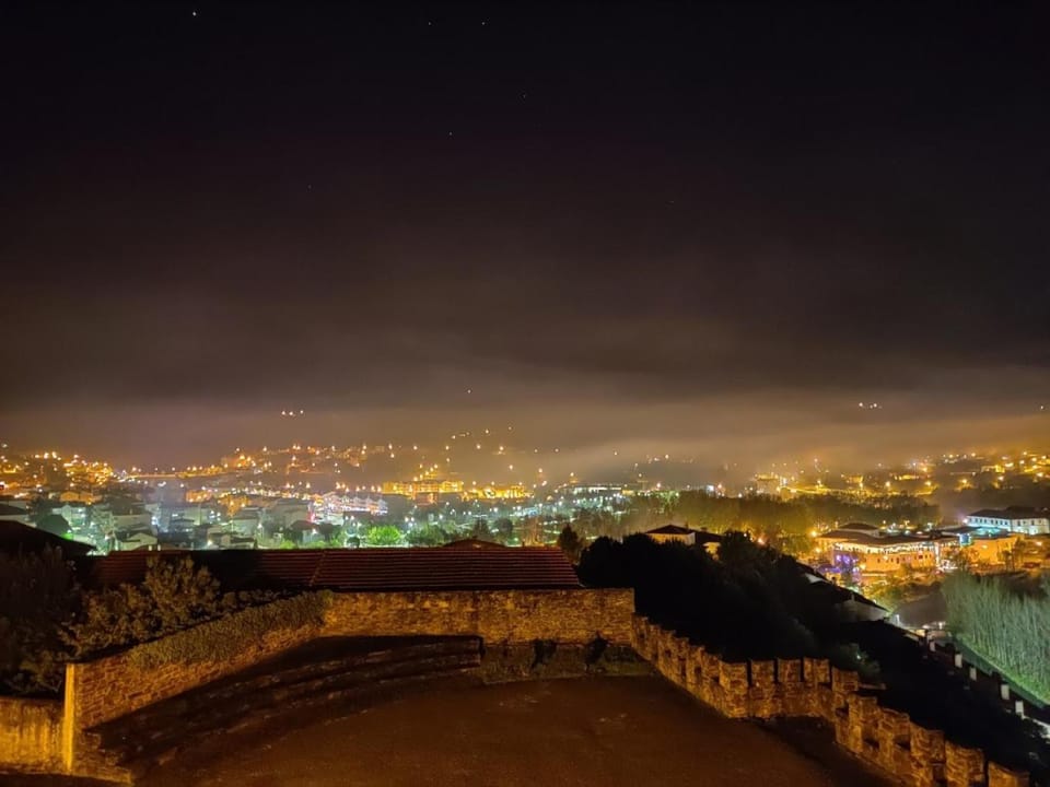 Night, Natural landscape, Bird's eye view, City view