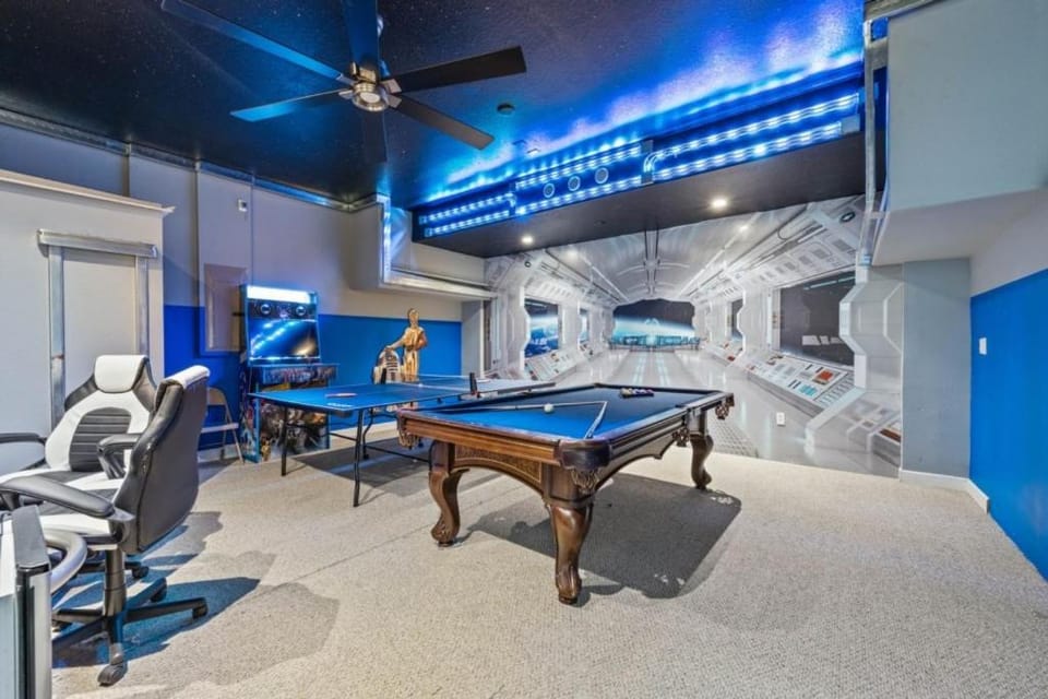 Billiard, Game Room, Table tennis