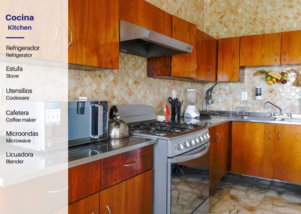 Kitchen or kitchenette, oven, stove