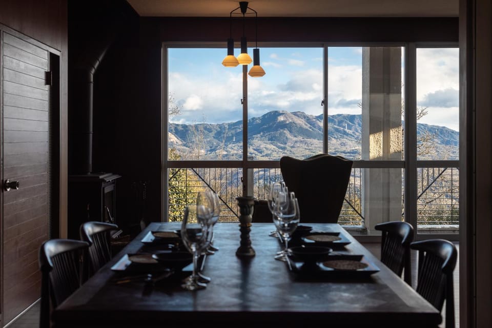Natural landscape, Dining area, Mountain view