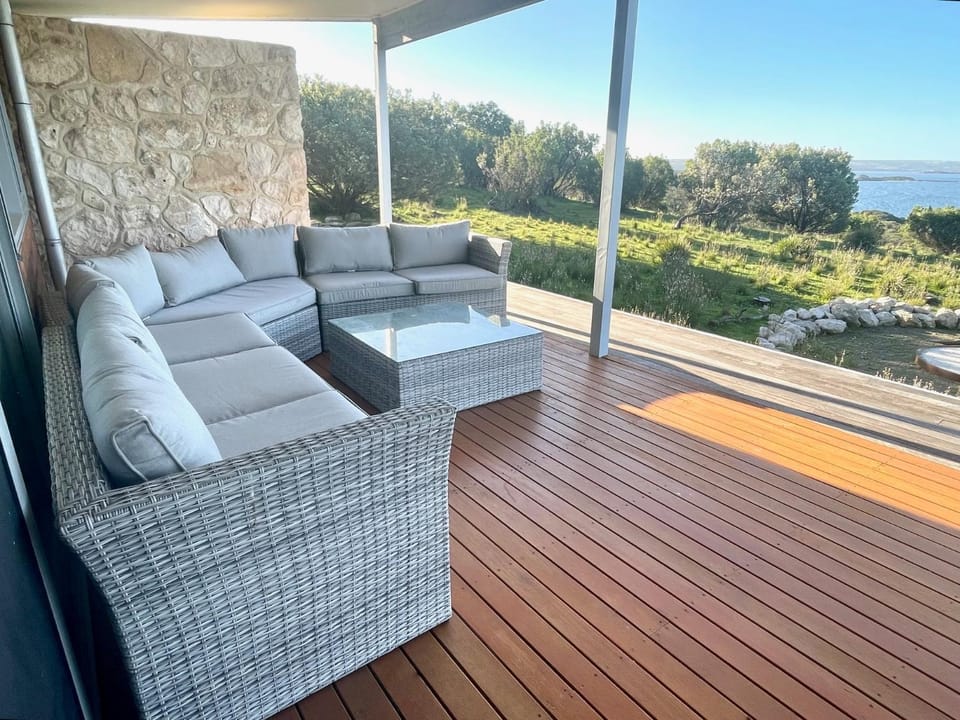 Patio, Natural landscape, Sea view, furniture