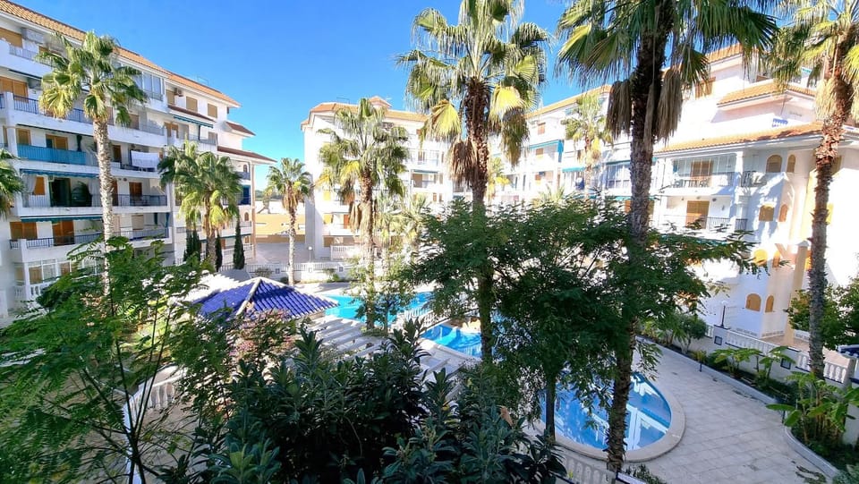 Property building, Pool view