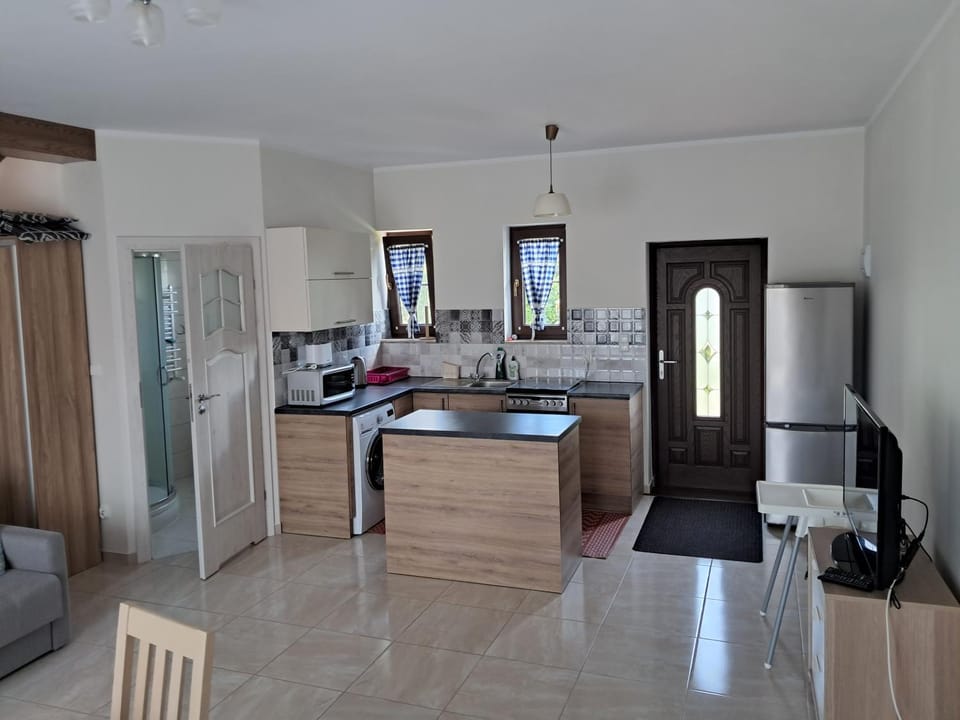 Kitchen or kitchenette, Dining area, oven