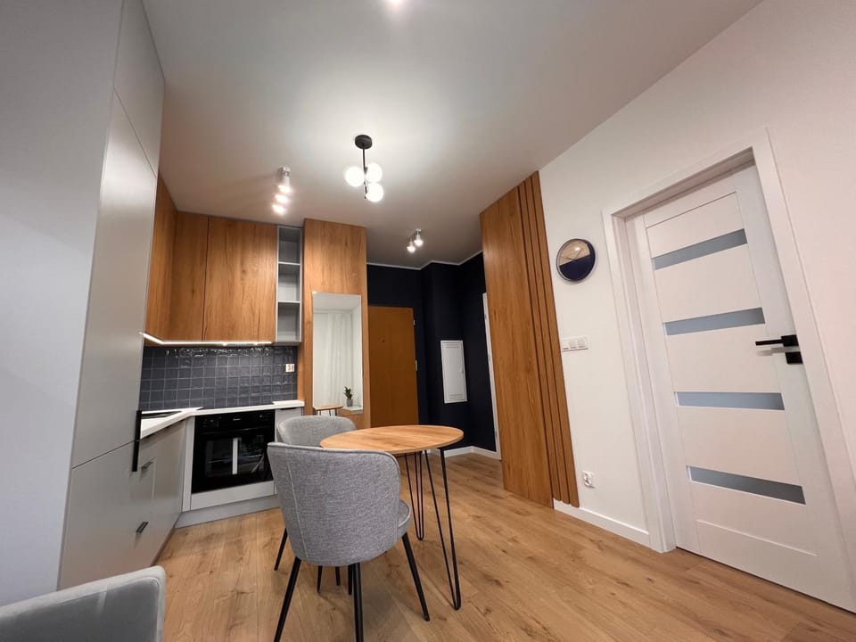 Kitchen or kitchenette, Dining area, stove
