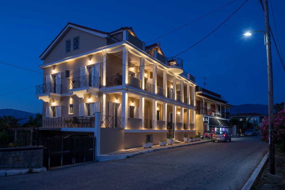 Property building, Night, Street view, Parking