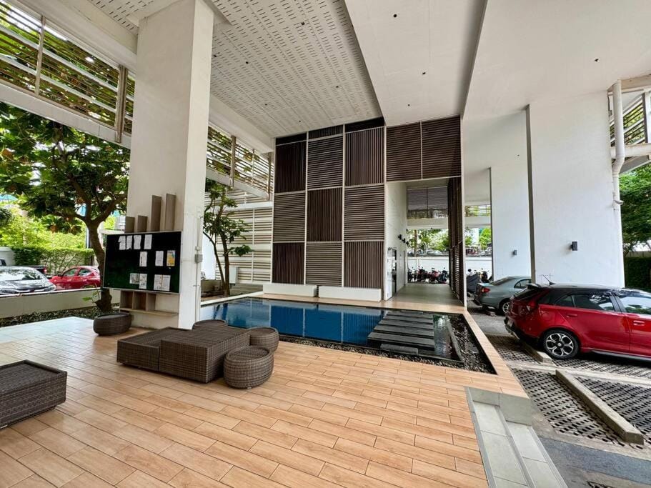 Property building, Seating area