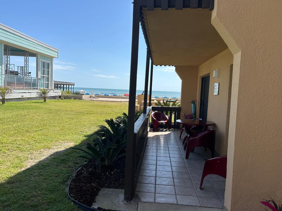Patio, Natural landscape, Sea view