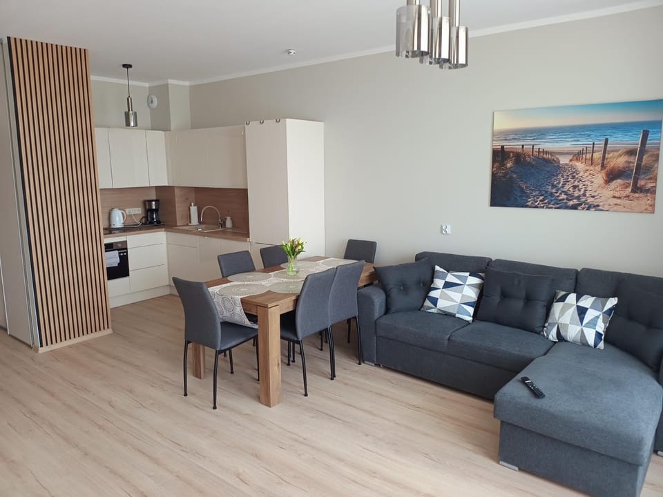 Apartament rodzinny 47, 150 m od plaży, basen, plac zabaw, darmowy parking! Apartment in West Pomeranian Voivodeship, Poland