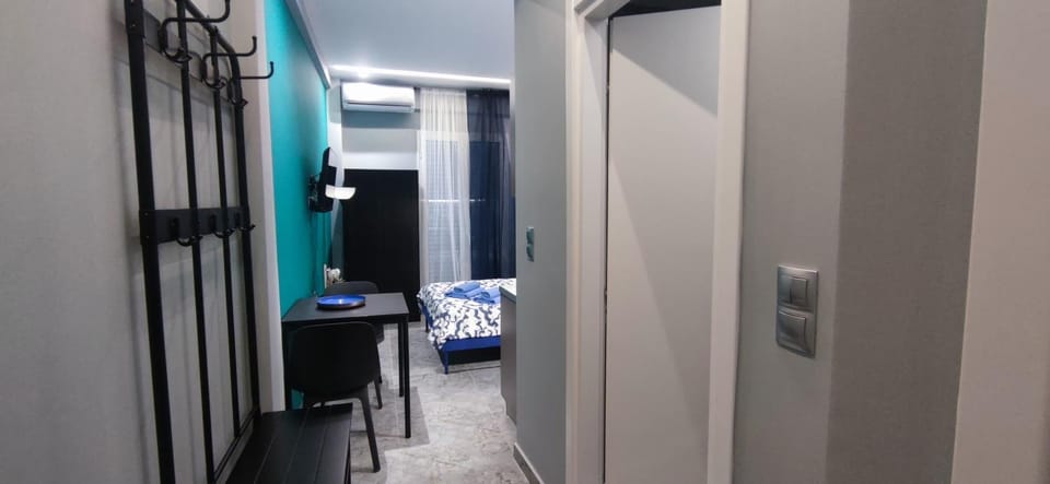 Bed, Living room, Photo of the whole room, Seating area, Bedroom, wardrobe, air conditioner