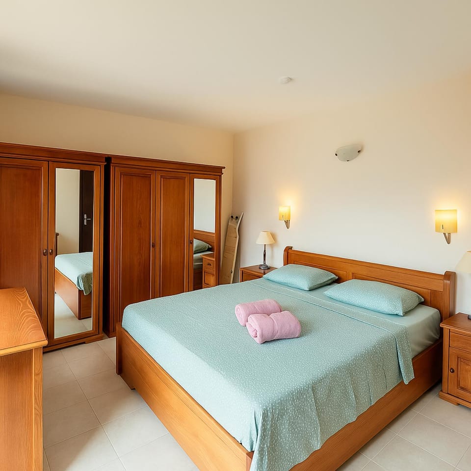 Bed, Bedroom, wardrobe