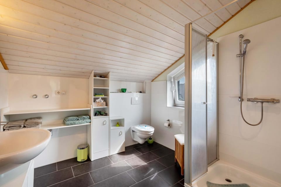 Bathroom, Living room