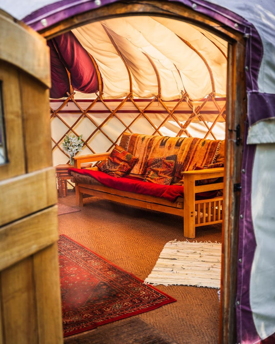 Woodland Yurt at Kingsmead Campground/ 
RV Resort in Wellington