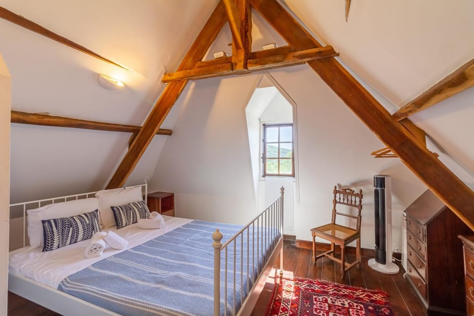 Property building, Living room, Bedroom