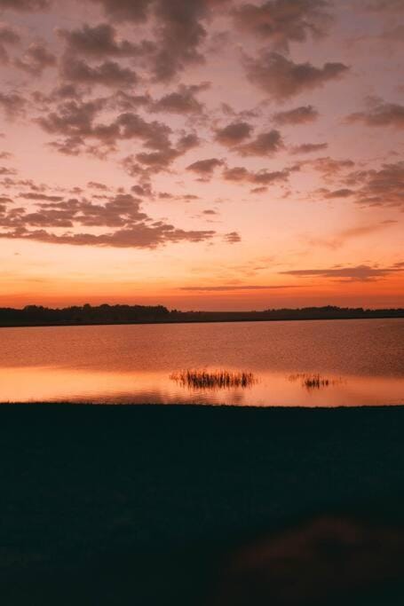 Natural landscape, Lake view, Sunset