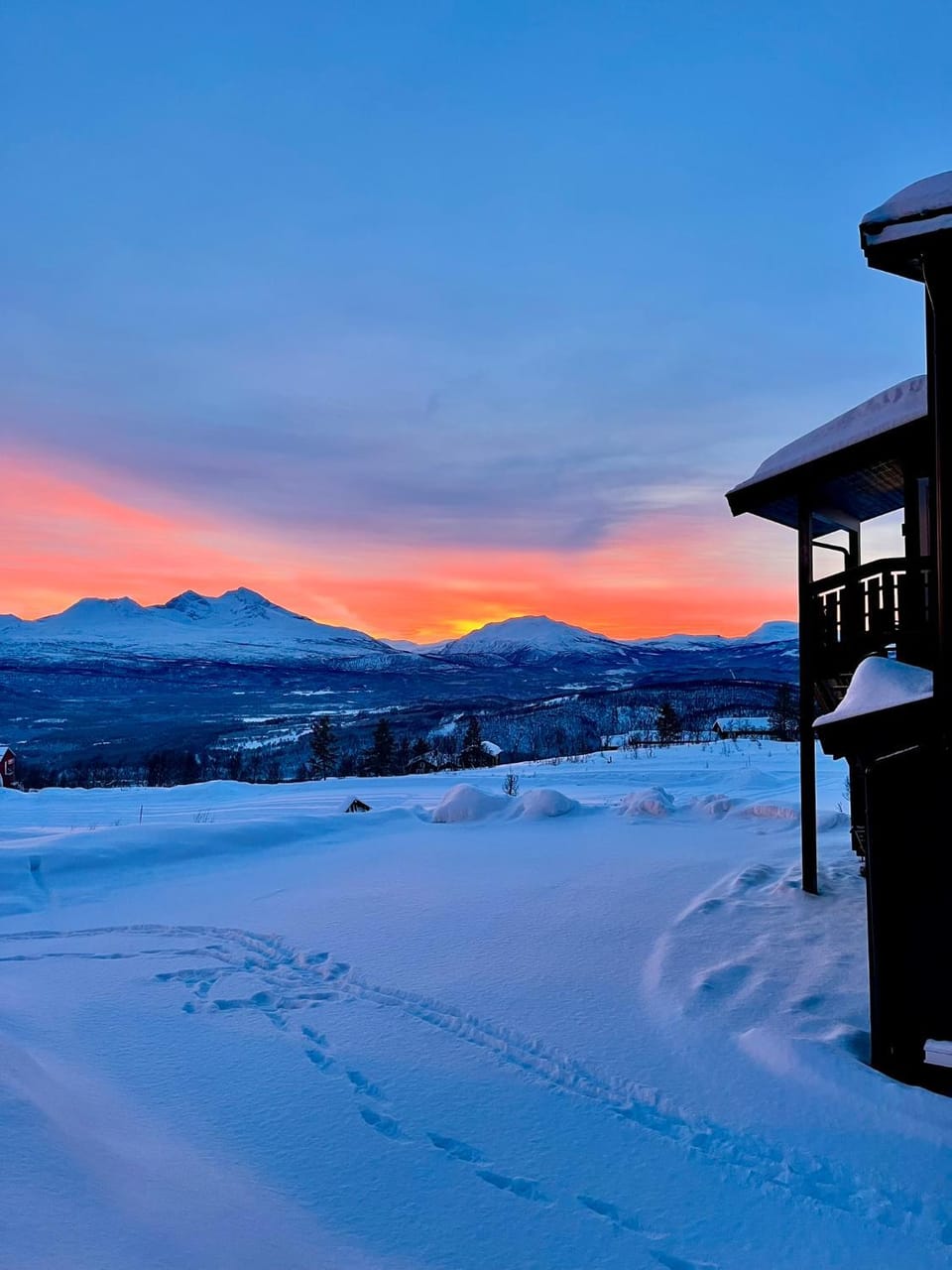 Natural landscape, Winter, View (from property/room), Mountain view