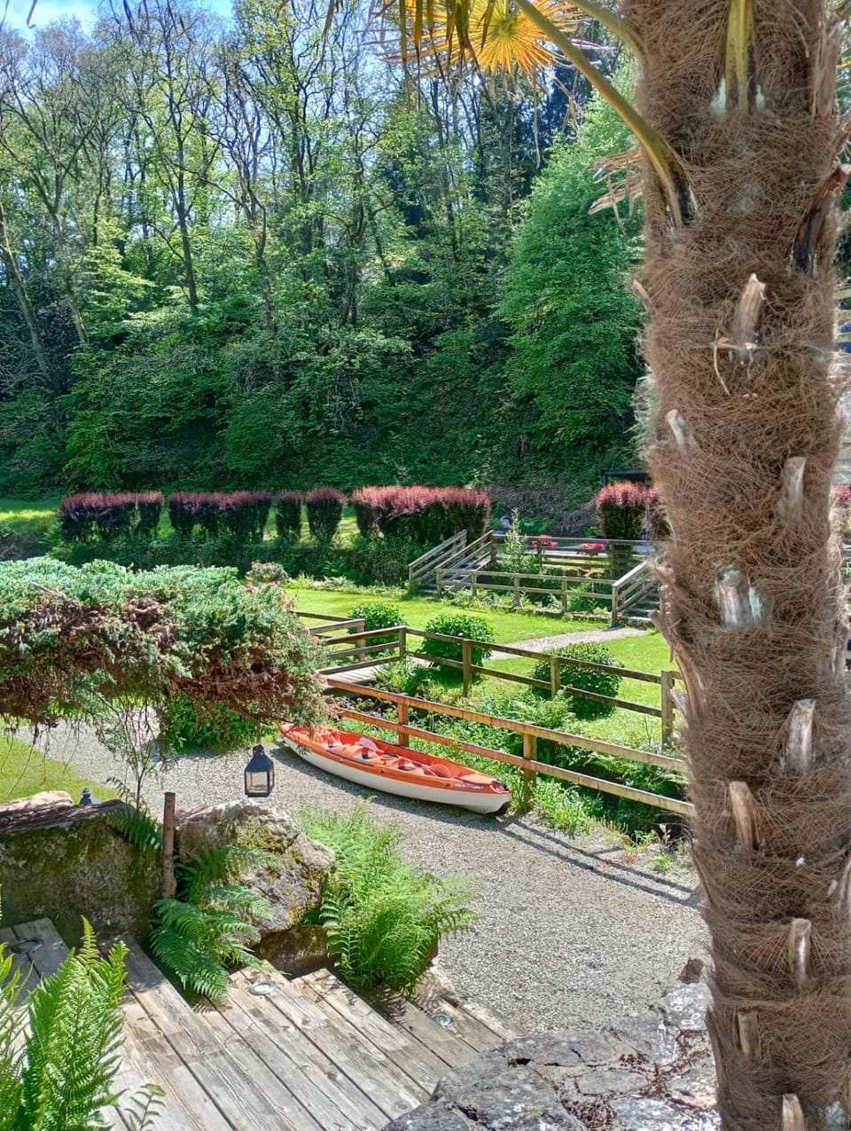 Natural landscape, Garden, Garden view