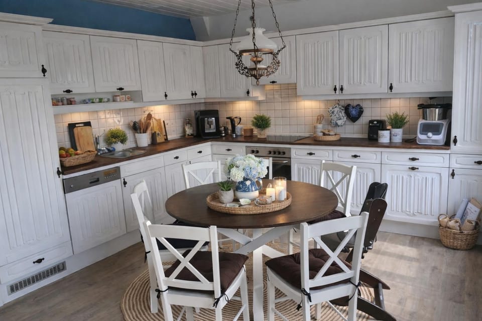 Kitchen or kitchenette, dishwasher