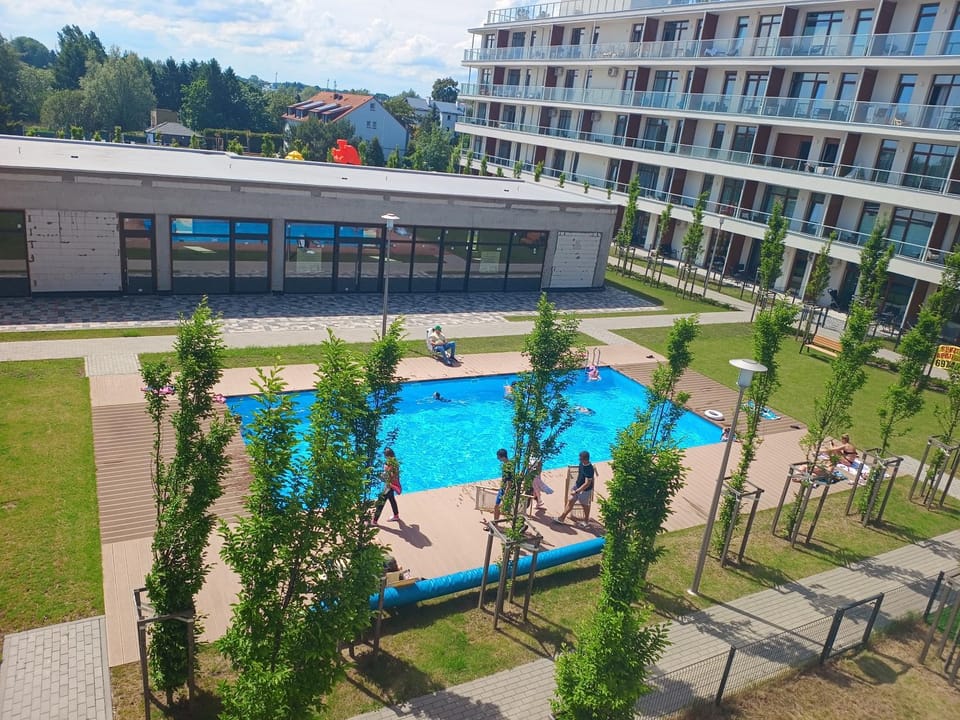 Apartament Grey 52, 3 min od plaży, basen, plac zabaw, darmowy parking! Apartment in West Pomeranian Voivodeship, Poland