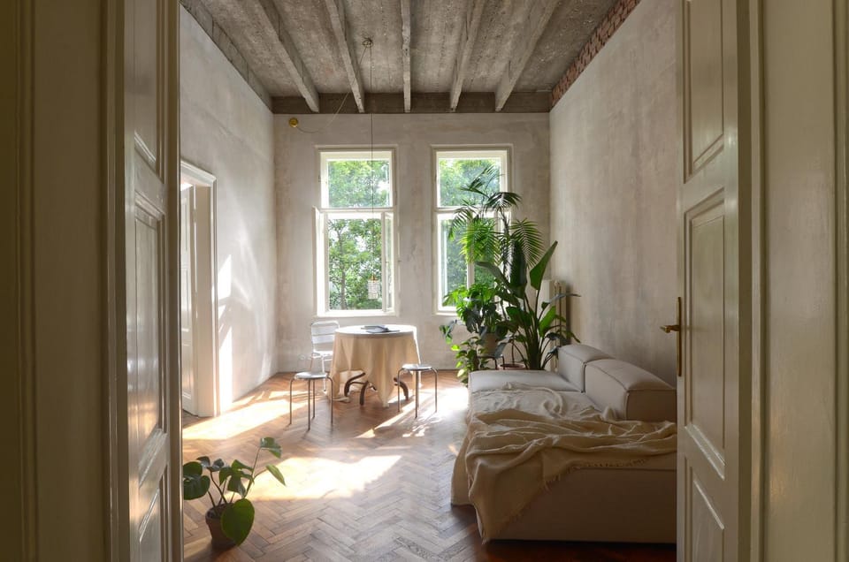 Living room, Seating area, Dining area, Meals, Quiet street view