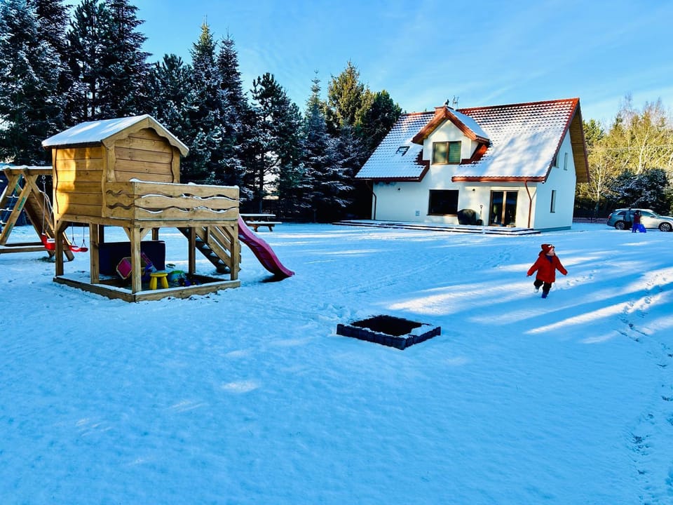 Day, Winter, Children play ground, children