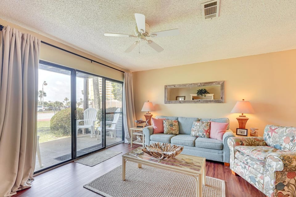 Breezy PCB Retreat w/ Balcony - Walk to Beach! House in Panama City Beach