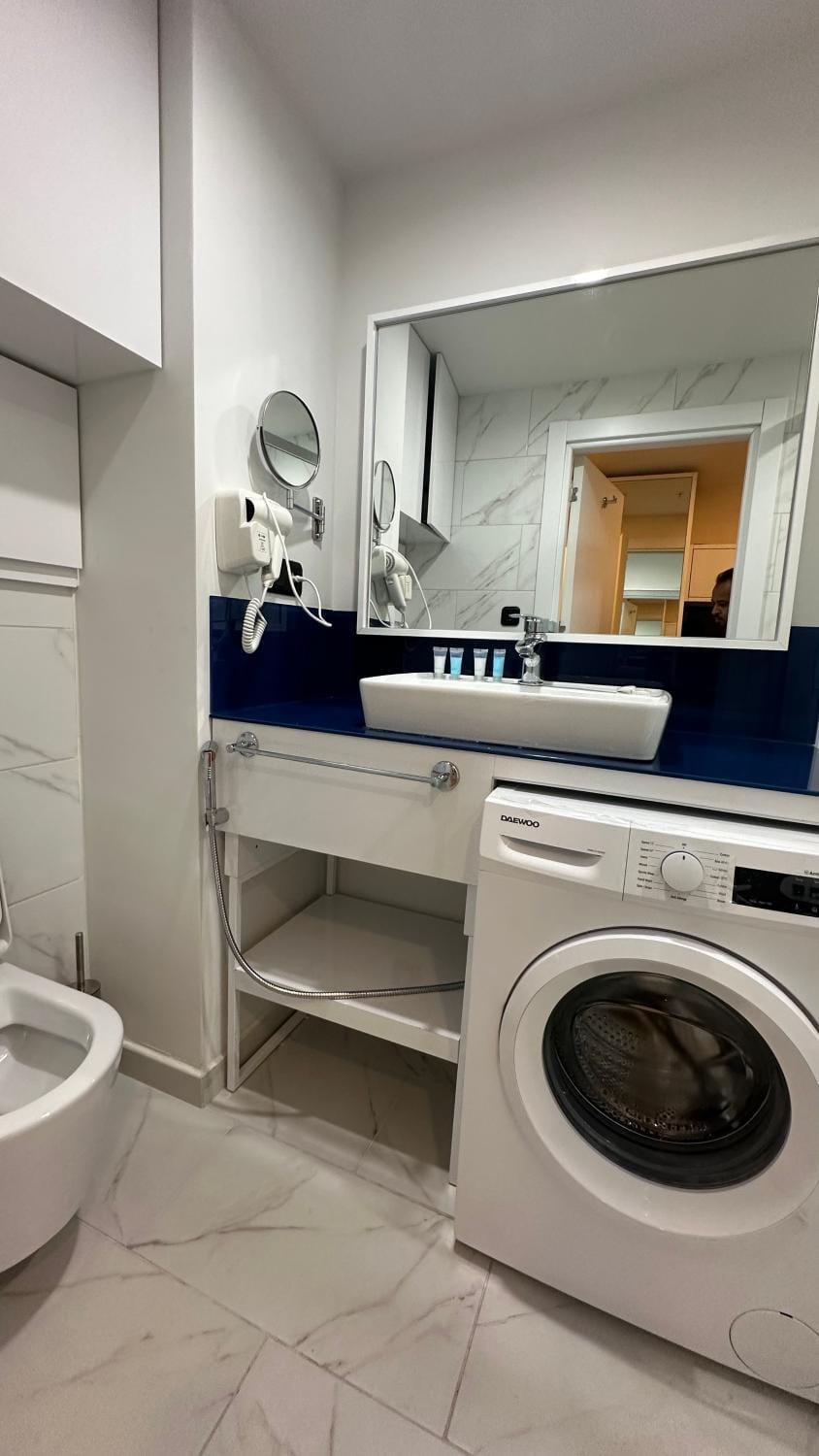 Toilet, Bathroom, washing machine