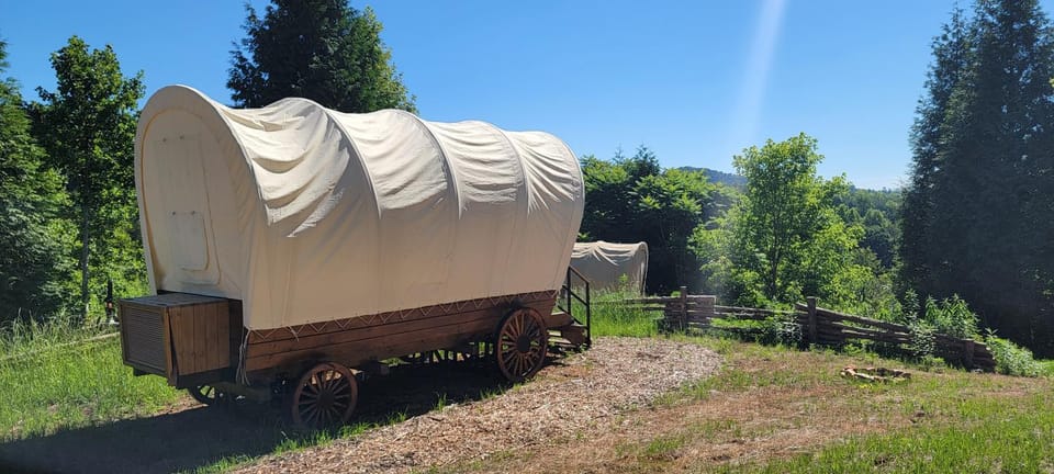 Covered Wagons Hill Camp - WAGON 3 Luxury tent in Caldwell