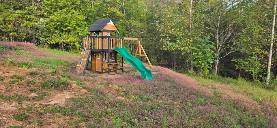 Spring, Natural landscape, Children play ground