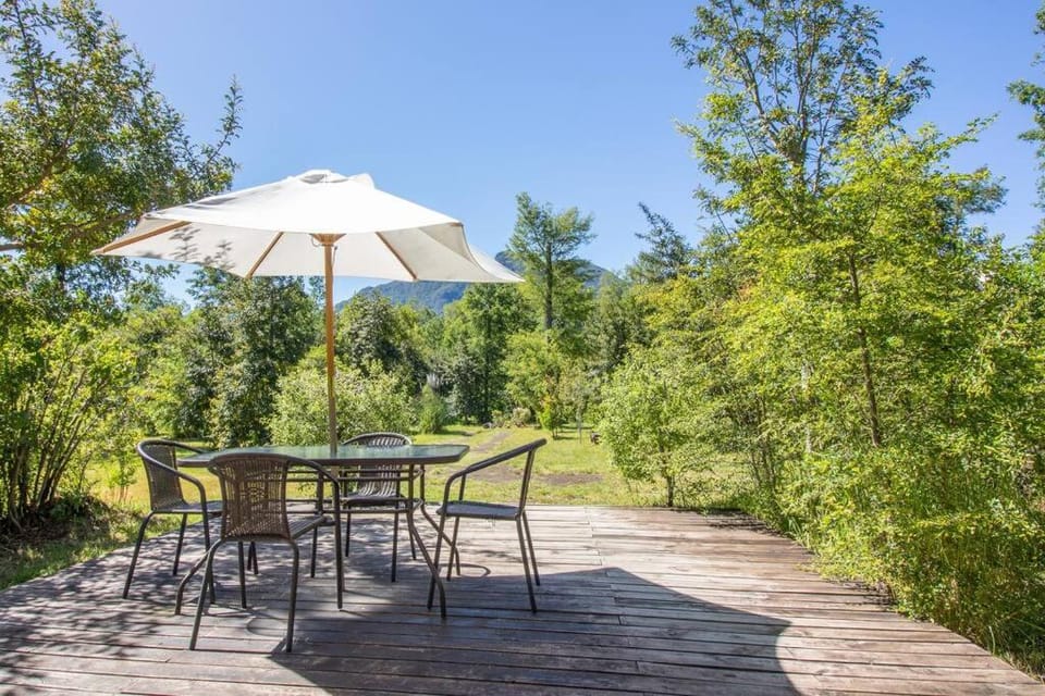 Patio, Garden, Dining area, Garden view, Mountain view
