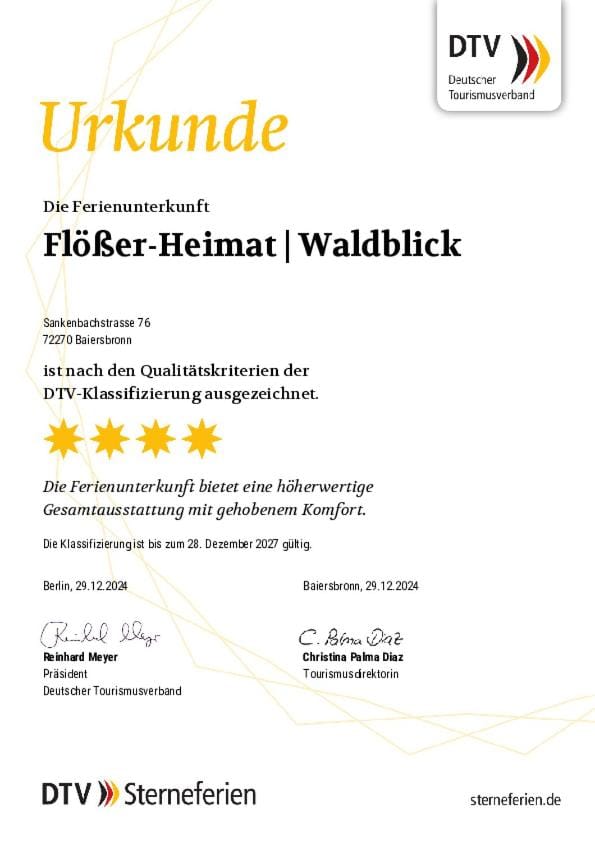 Flößer-Heimat - ruhige Lage inmitten der Natur Apartment in Baden-Württemberg