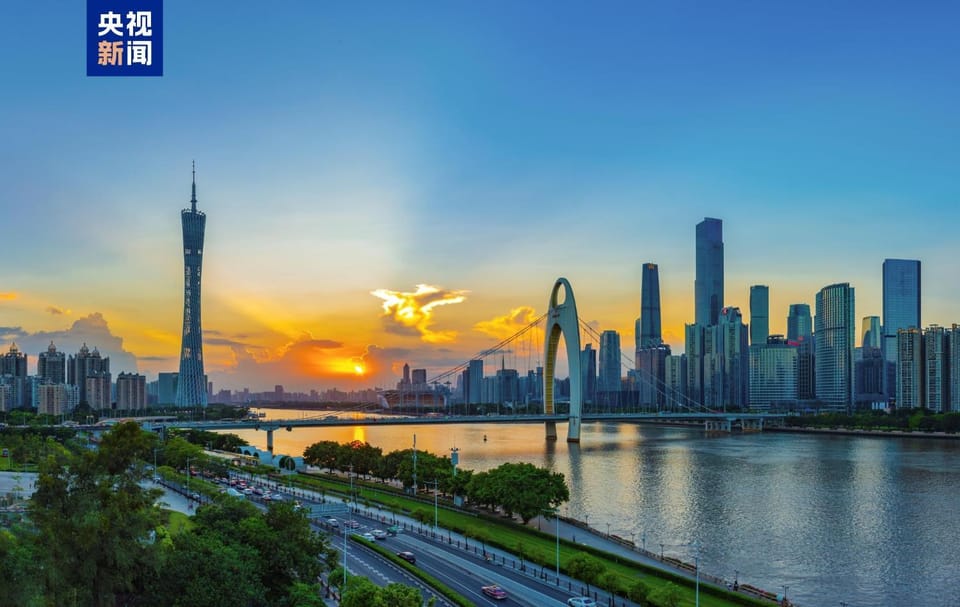 Nearby landmark, City view, River view, Sunset