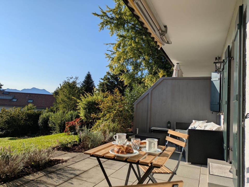 Ferienwohnung EG mit Bergblick Apartment in Prien am Chiemsee