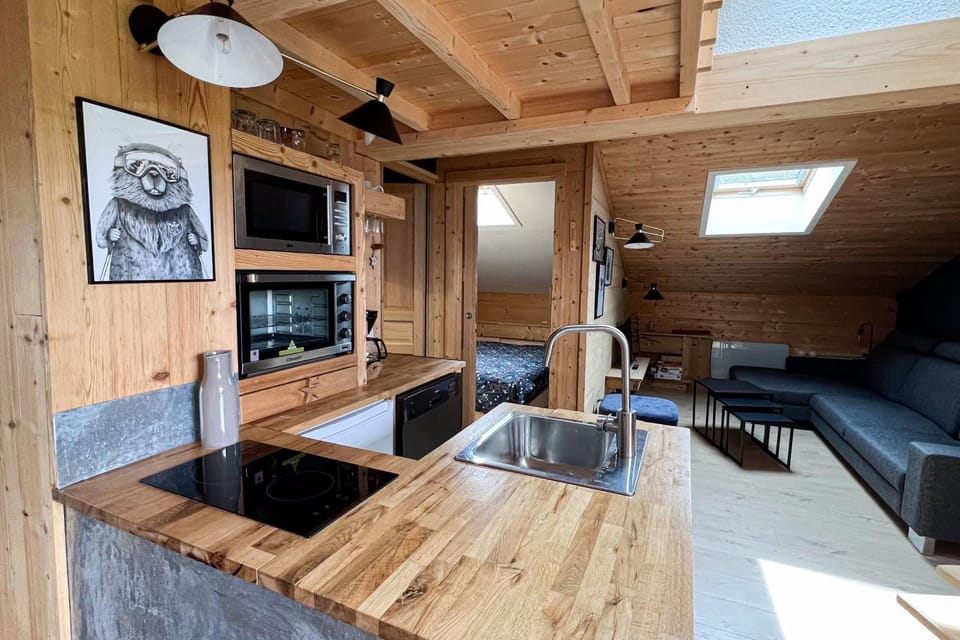 T2 with pool in Saint-Gervais-les-Bains Apartment in Saint-Gervais-Bains